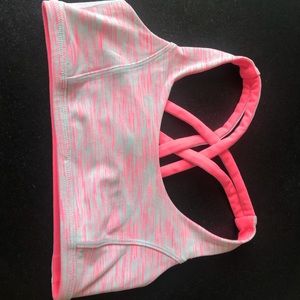 Ivivva size 10 reversible  “complete focus bra”